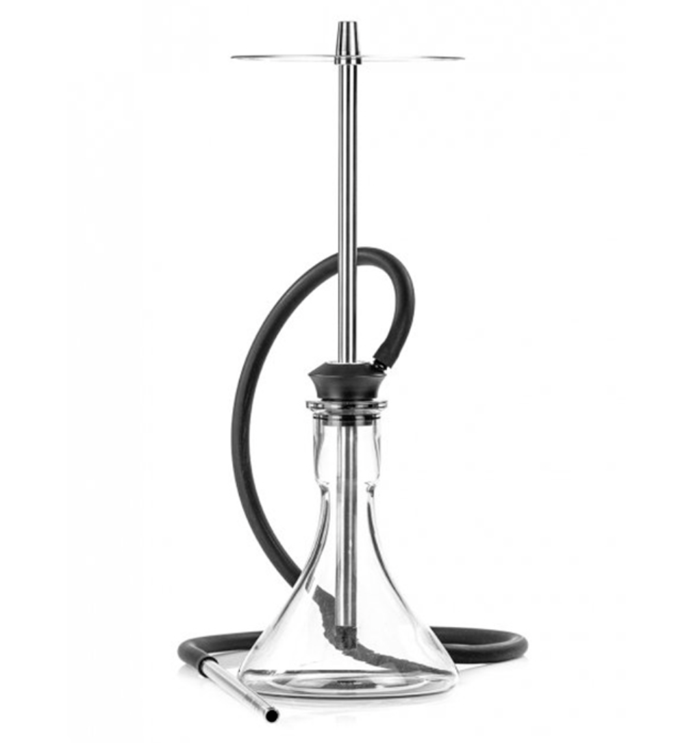Tiaga Hookah Classic Silver vízipipa – Candy Clear víztartallyal