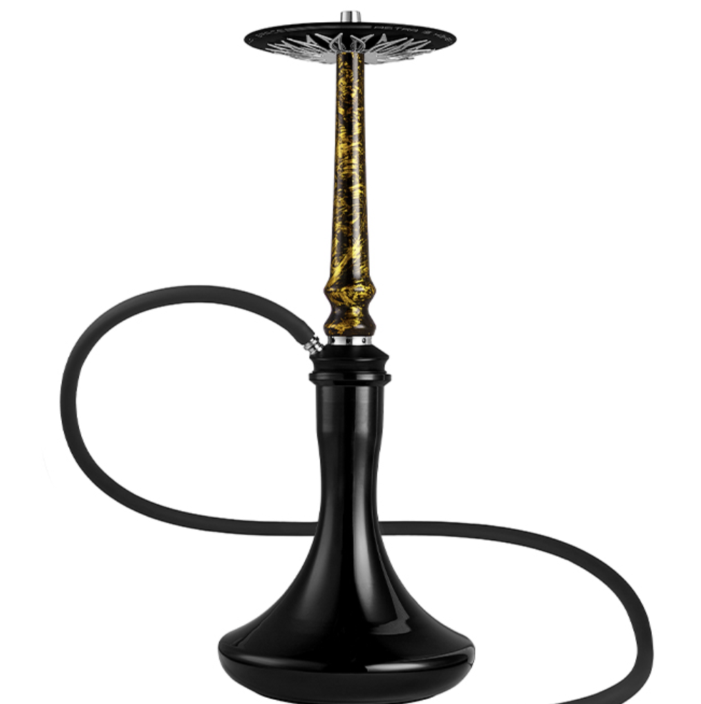 Tiaga Hookah Astra Gold vízipipa – Craft Black víztartállyal
