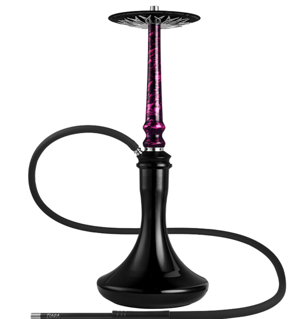 Tiaga Hookah Astra Pink vízipipa Craft Black víztartállyal