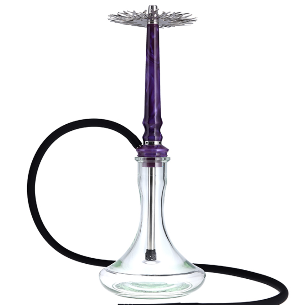 Tiaga Hookah Astra Crystal Purple vízipipa – Craft Clear víztartállyal