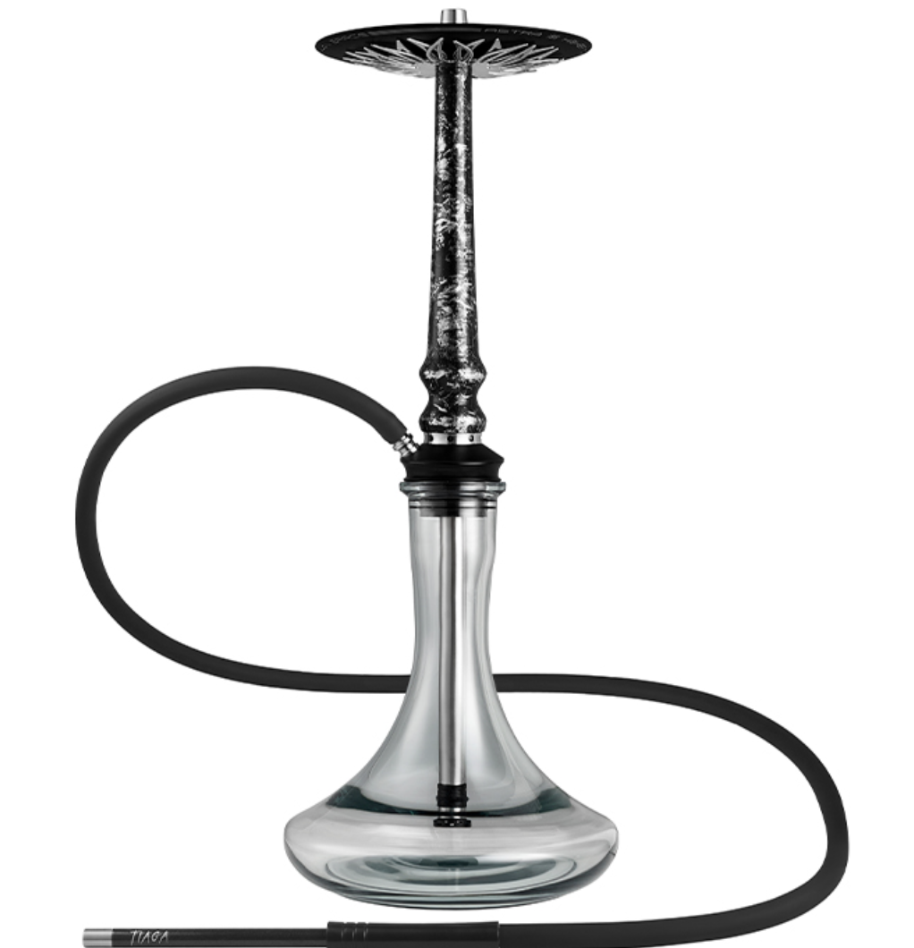 Tiaga Hookah Astra Silver vízipipa Craft Clear víztartállyal