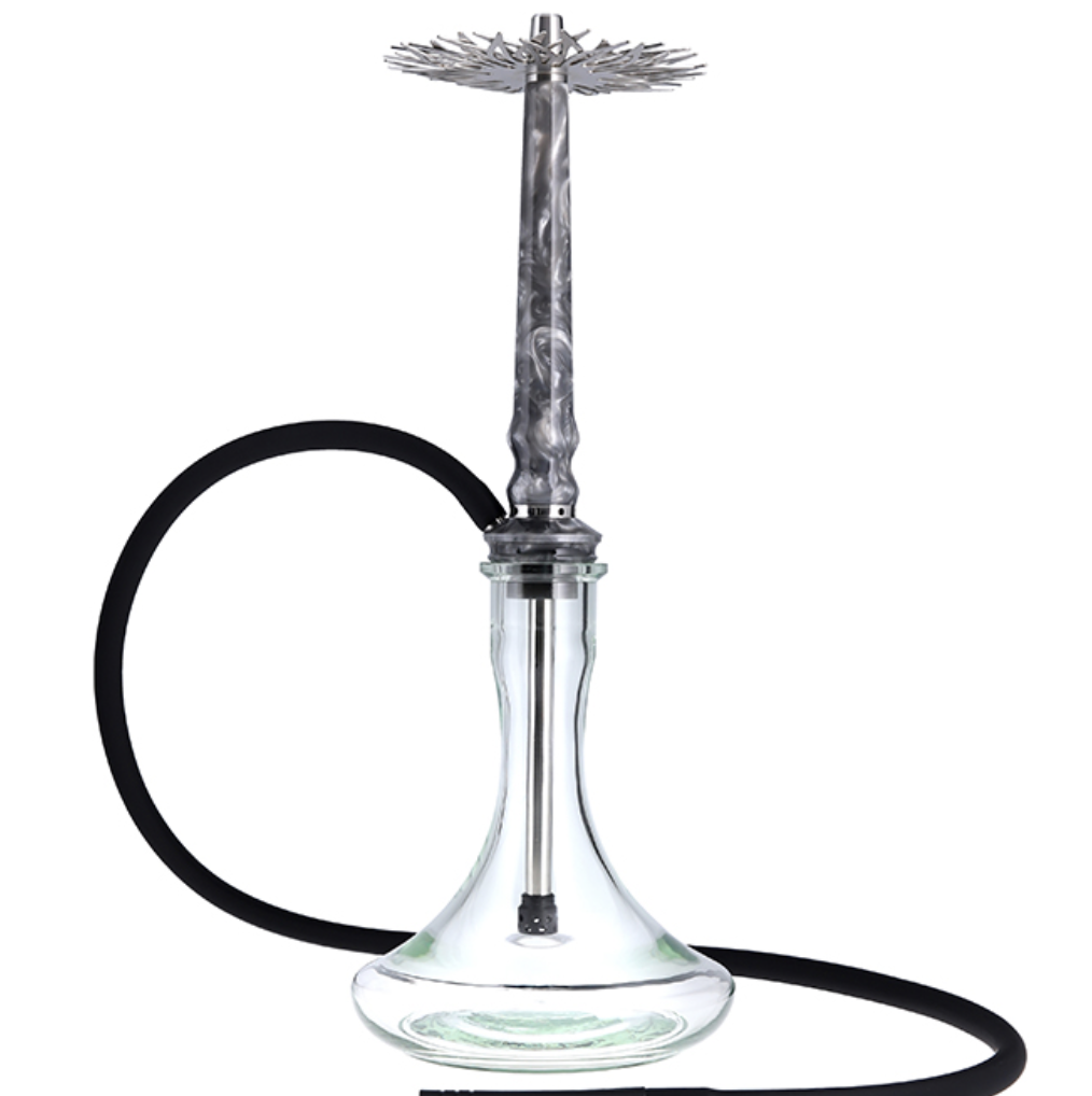 Tiaga Hookah Astra Crystal Silver vízipipa – Craft Clear víztartállyal