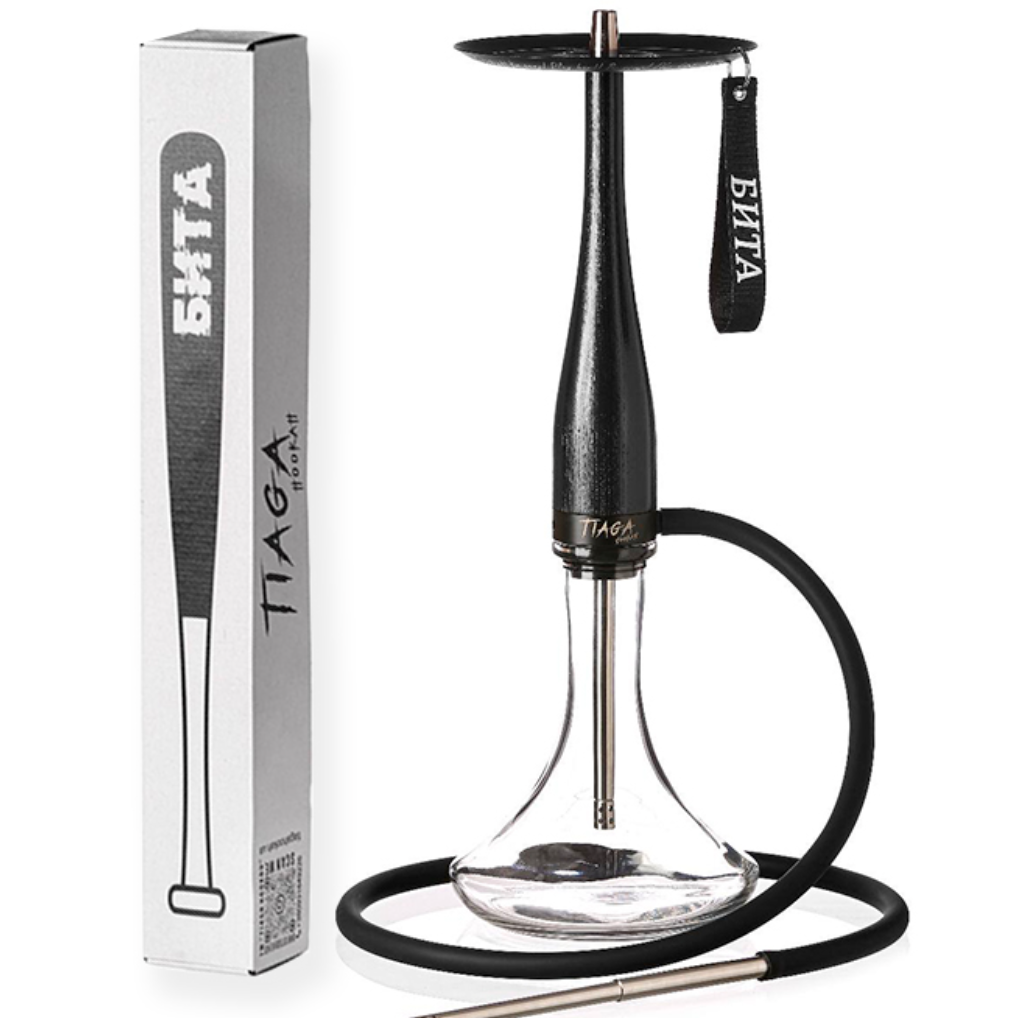Tiaga Hookah Bita Black vízipipa – Craft Clear víztartállyal