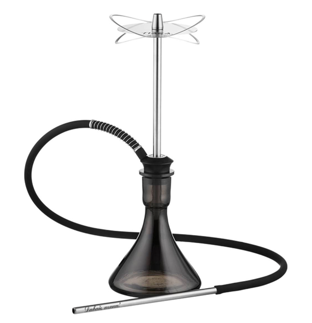 Tiaga Hookah Orbita Silver vízipipa Candy Black víztartállyal