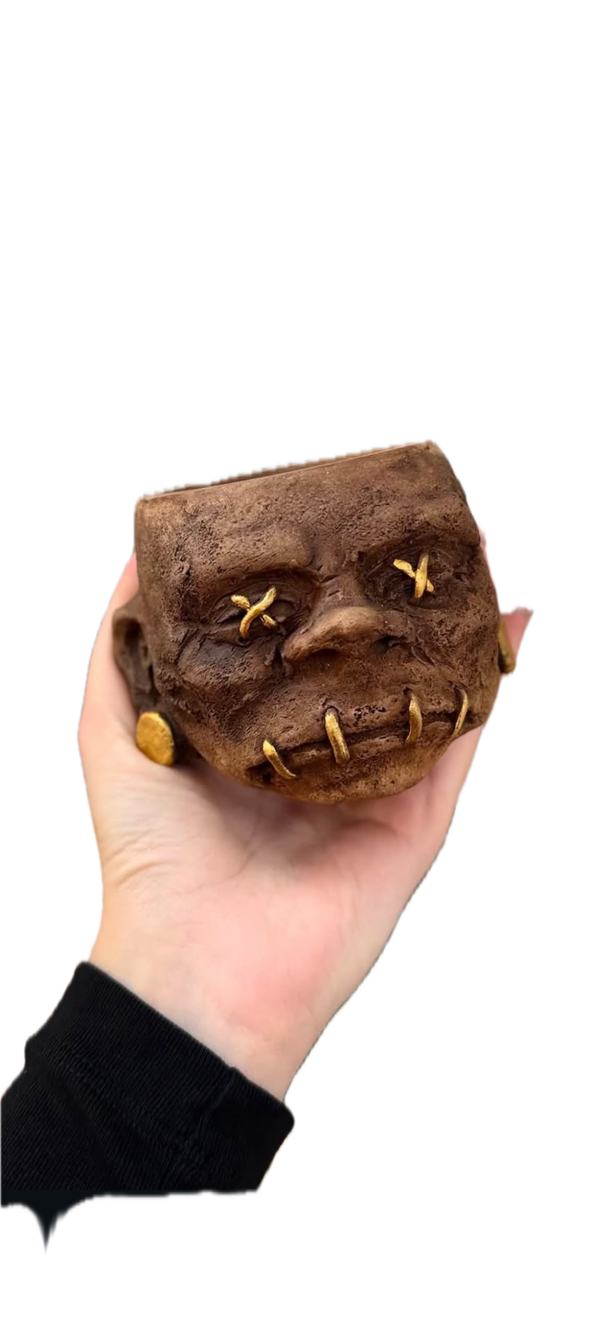 Frankenstein dohánytartó – kézzel készített