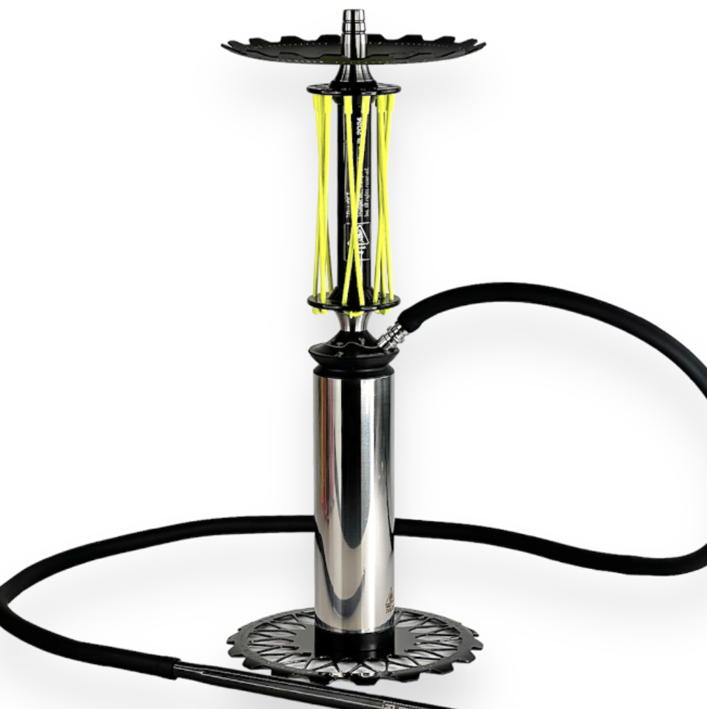 Trumpet Hookah Rider W-40 S-Still Black Lime vízipipa